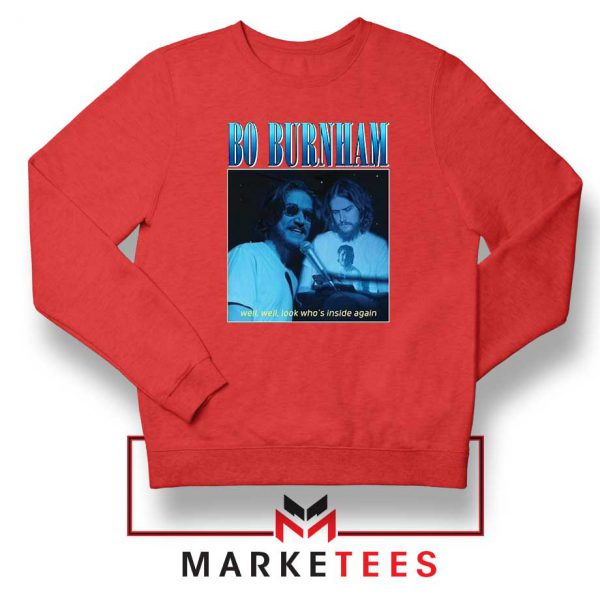 Bo Burnham Musician Red Sweater