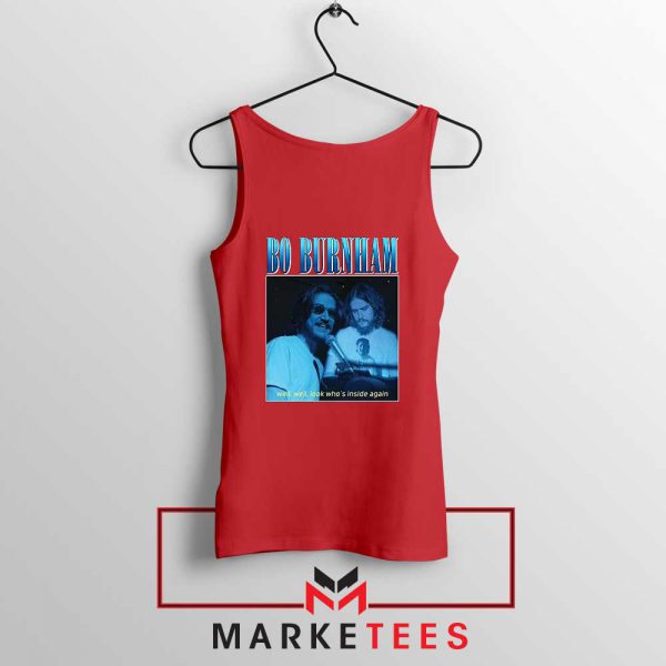 Bo Burnham Musician Red Tank Top