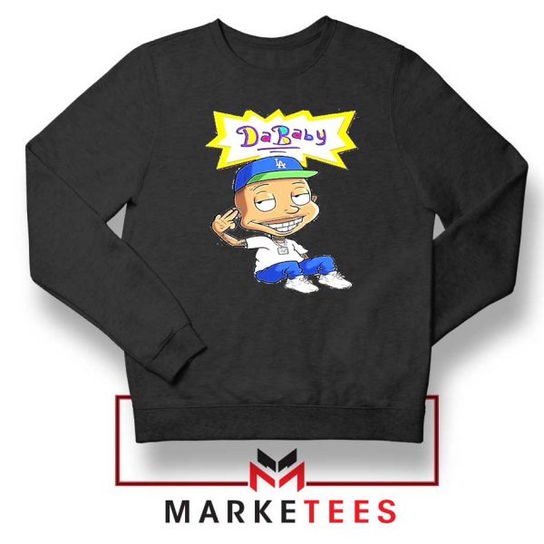 Da Baby Rapper Parody Black Sweatshirt