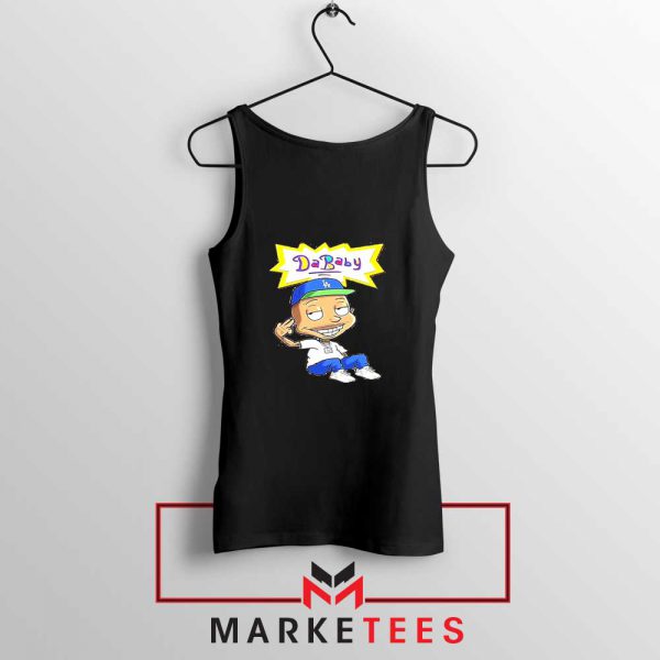 Da Baby Rapper Parody Black Tank Top