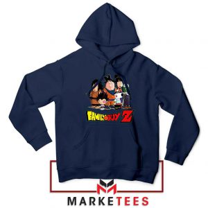 Dragon Ball Z Family Guy Navy Blue Hoodie