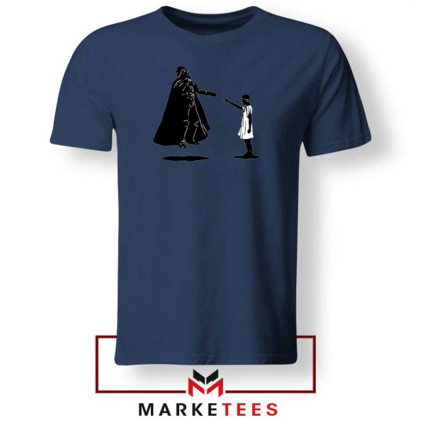 Eleven vs Darth Vader Navy Blue Tee