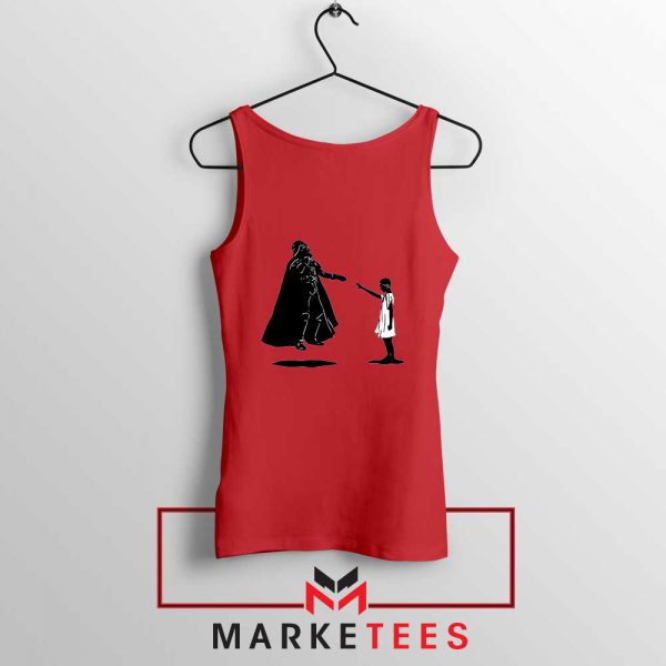 Eleven vs Darth Vader Red Tank Top