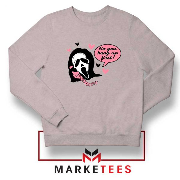 Halloween Scream Ghostface Grey Sweatshirt