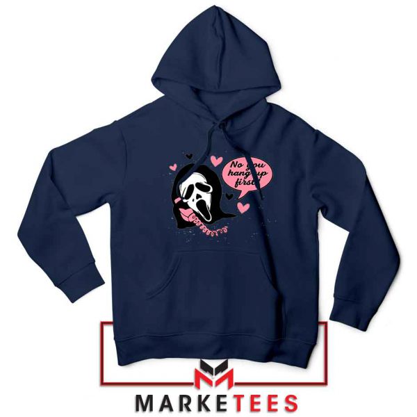 Halloween Scream Ghostface Navy Hoodie