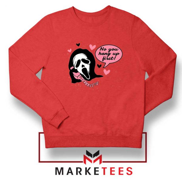 Halloween Scream Ghostface Red Sweatshirt