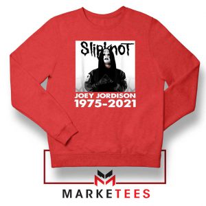 Joey Jordison Drummer RIP Red Sweatshirt