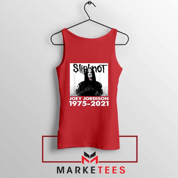 Joey Jordison Drummer RIP Red Tank Top