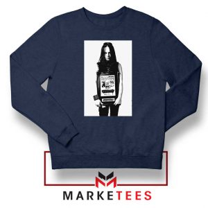 Joey Jordison Metal Band Navy Blue Sweater