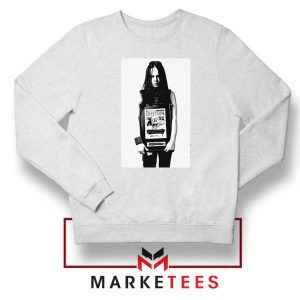 Joey Jordison Metal Band White Sweater