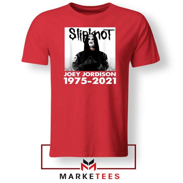 Joey Jordison Musician RIP Red Tee