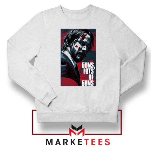 Keanu “Lots of Guns” Graphic Sweater