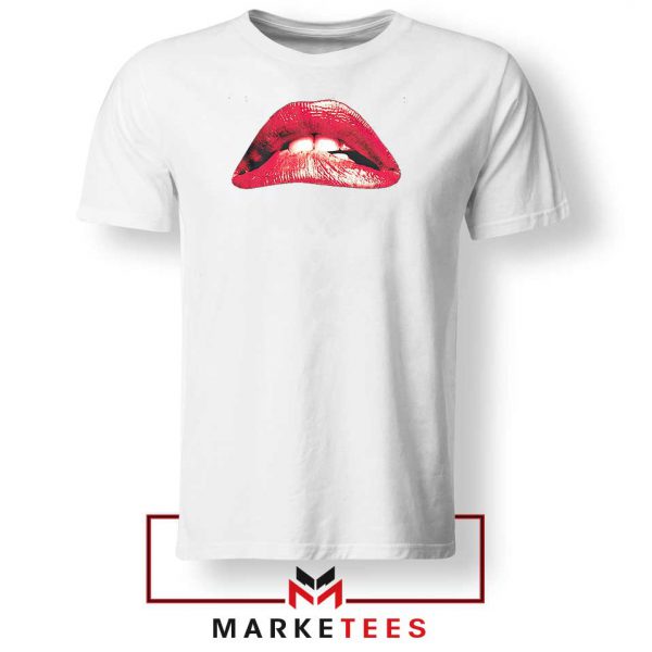 Lips Rocky Horror WHite Tshirt