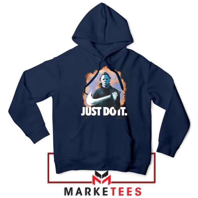 Michael Myers Just Do It Parody Swoosh Machete Horror T-Shirt