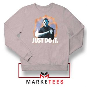 Michael Myers Scary Parody Sport Grey Sweatshirt