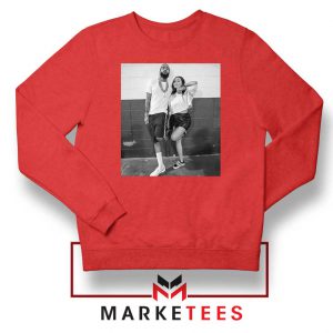 Nipsey and Lauren V Day Red Sweater