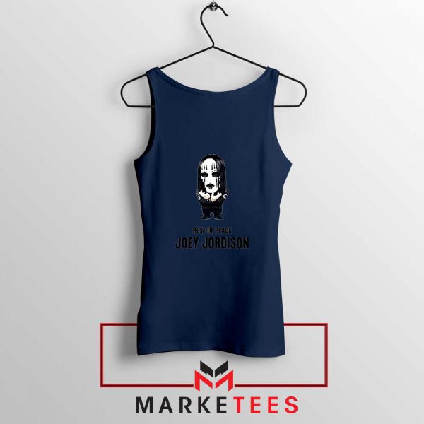 RIP Musician Joey Jordison Navy Blue Tank Top