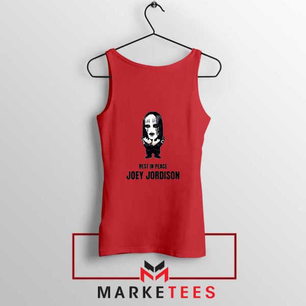 RIP Musician Joey Jordison Red Tank Top