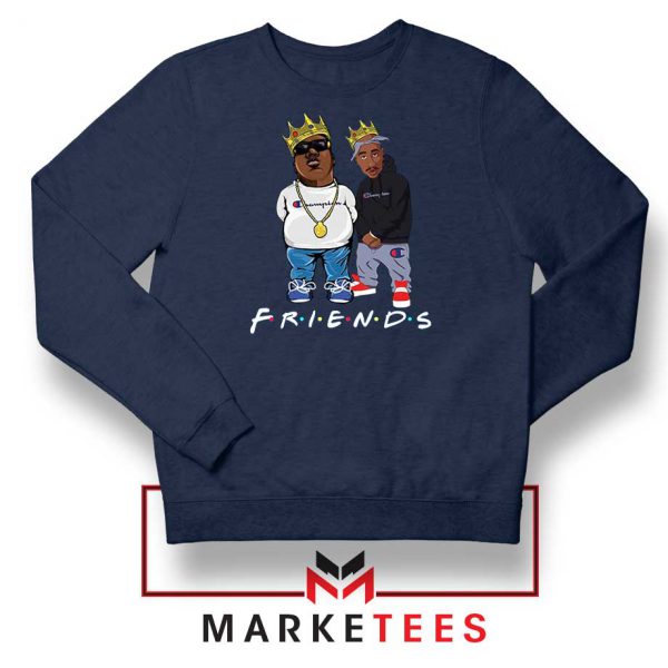 Rapper Friends Champion Navy Blue Sweatshirt