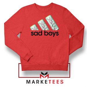 Sad Boys Yung Lean Logo Parody Red Sweater