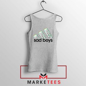 Sad Boys Yung Lean Logo Parody Sport Grey Tank Top