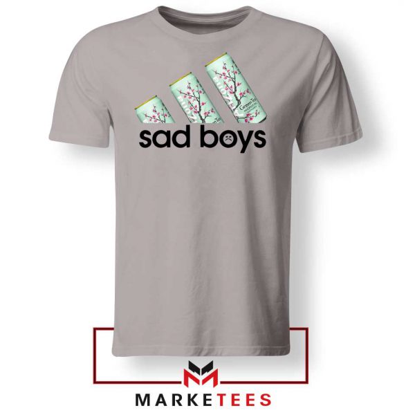 Sad Boys Yung Lean Logo Parody Sport Grey Tshirt