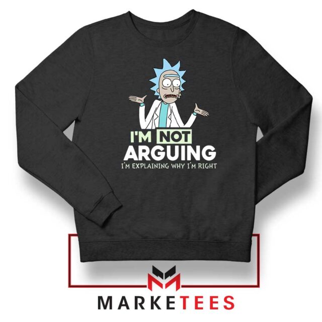 Rick & Morty Slogan Sweatshirt
