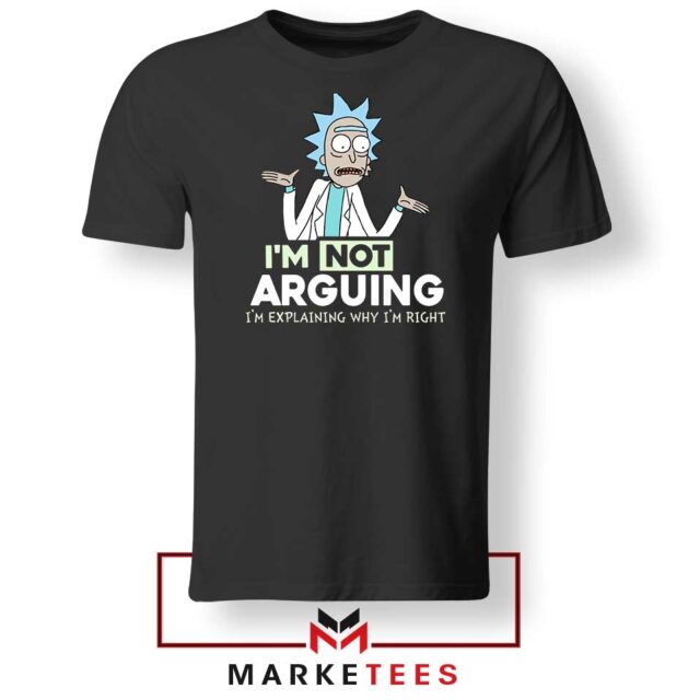 Rick and Morty Slogan Graphic Tee