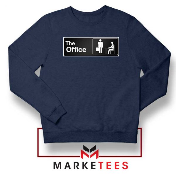 The Office Sitcom Sign Navy Blue Sweatshirt