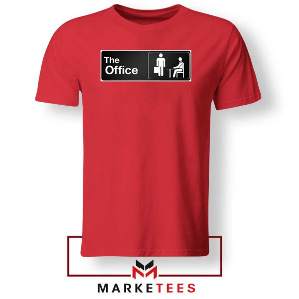 The Office Sitcom Sign Red Tee