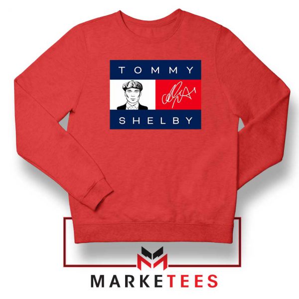 Tommy Shelby Sweatshirt Red Design