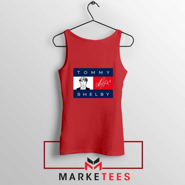 Tommy Shelby Tank Top Red Design