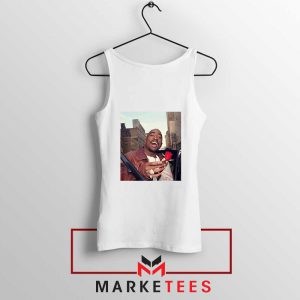 Tupac With a Rose Tank Top