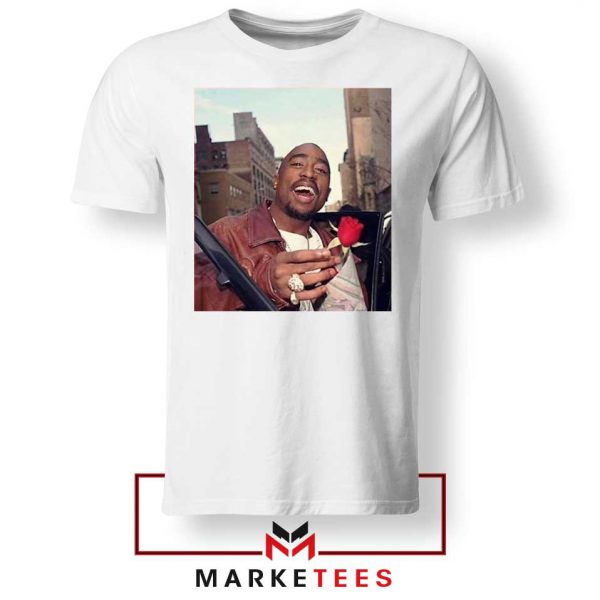 Tupac With a Rose Tee