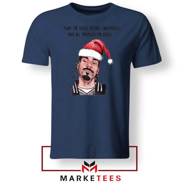 Snoop Doggs of Christmas Navy Blue Tshirt