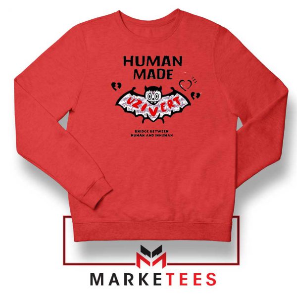 Uzi Vert Human Made New 2 Red Sweater