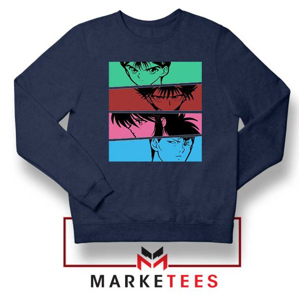 Yuyu Hakusho Kazuma Navy Sweatshirt