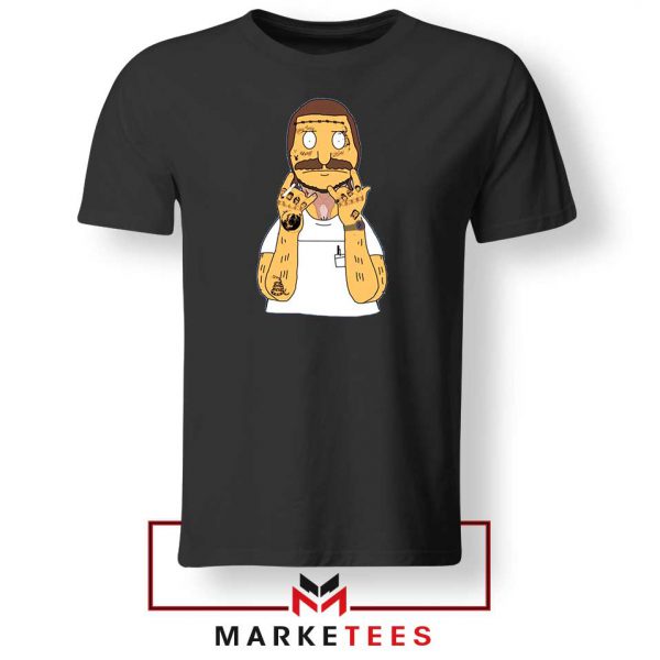 Bobs Burgers Post Malone Black Tshirt