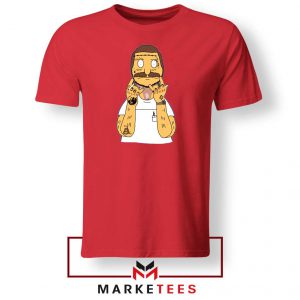 Bobs Burgers Post Malone Red Tshirt