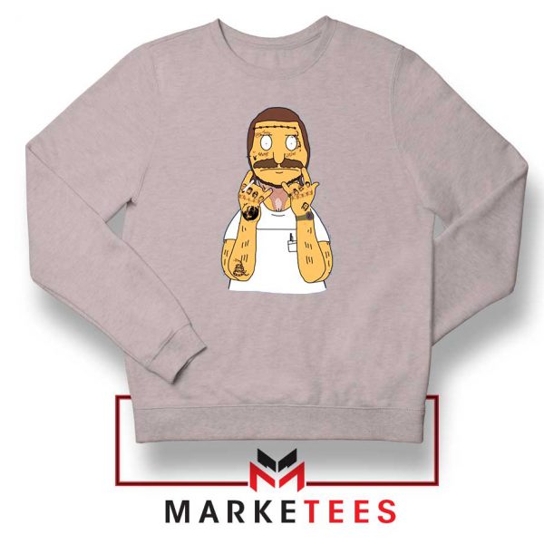 Bobs Burgers Post Malone Sport Grey Sweater