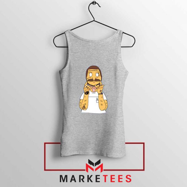 Bobs Burgers Post Malone Sport Grey Tank Top