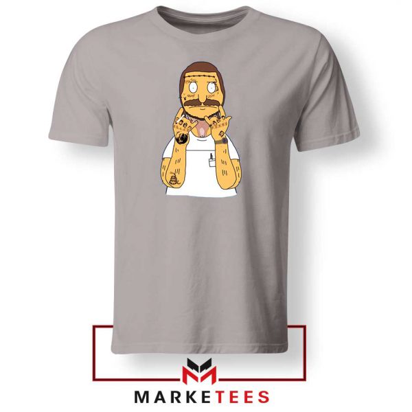 Bobs Burgers Post Malone Sport Grey Tshirt