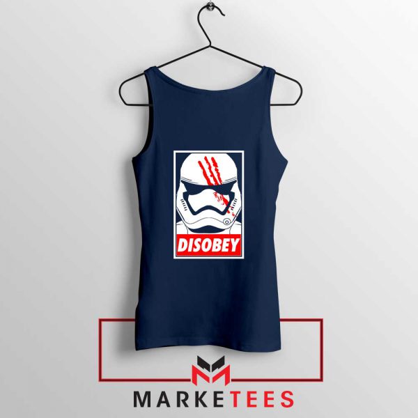 Disobey Stormtrooper Navy Blue Tank Top