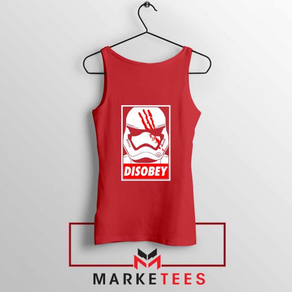 Disobey Stormtrooper Red Tank Top
