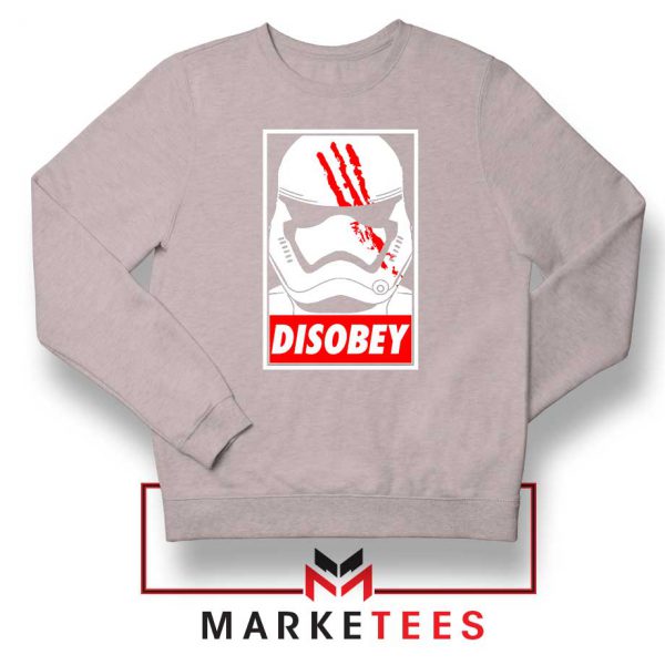 Disobey Stormtrooper Sport Grey Sweater