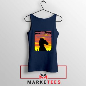 Escape from LA Film Graphic Navy Blue Tank Top