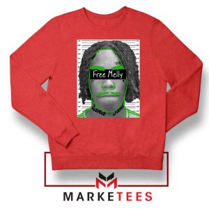 Free YNW Melly Rapper Red Sweater