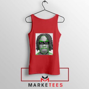 Free YNW Melly Rapper Red Tank Top