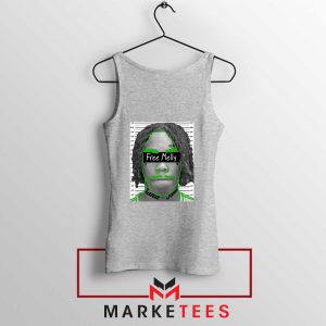 Free YNW Melly Rapper Sport Grey Tank Top