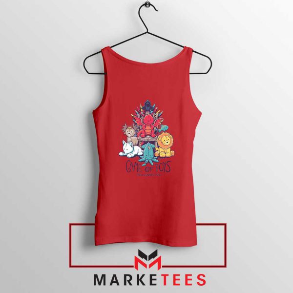 Game of Toys Logo Parody Red Tank Top